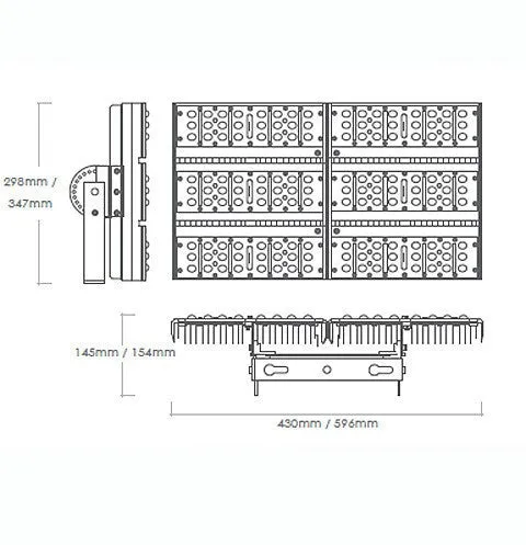 120 Watt 11,600 lm LED Titan Floodlight