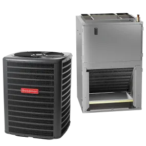 1.5 Ton 14.5 SEER2 R32 Goodman Wall Mount Multi-Family Central Air Conditioner with 5kW Heater