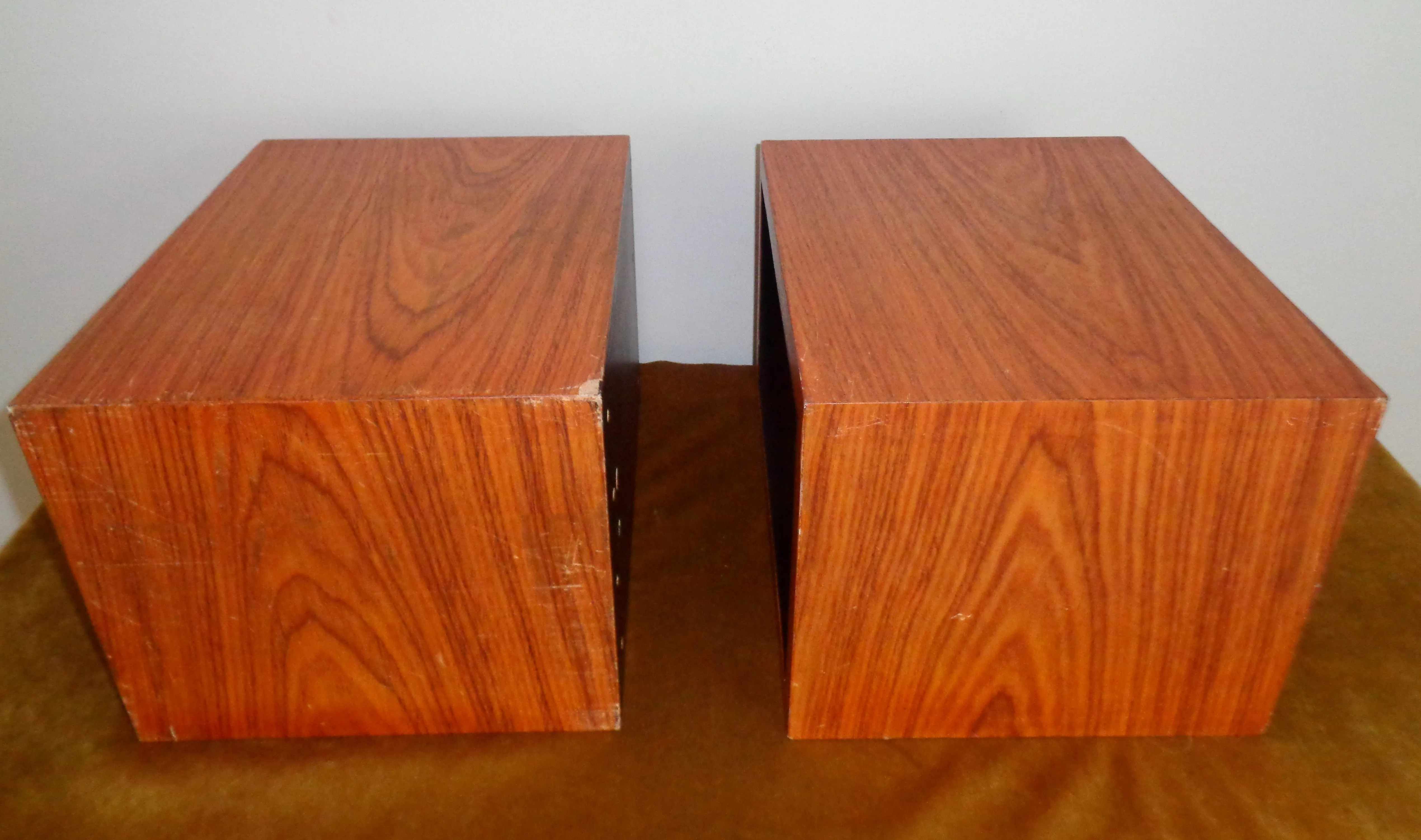 1970s BBC LS3/5A Clone Audio Bookshelf Speakers With KEF Drive Units