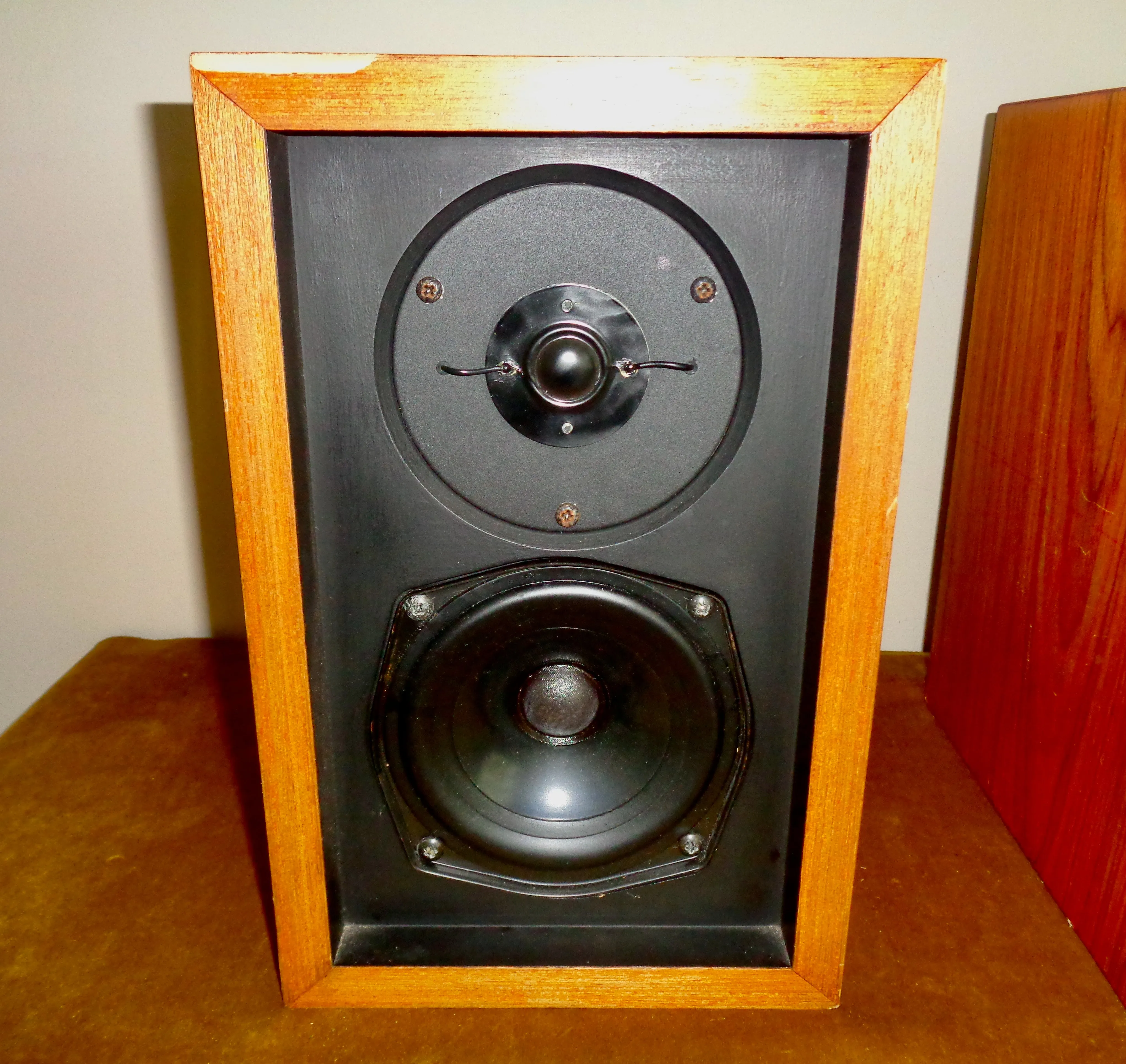 1970s BBC LS3/5A Clone Audio Bookshelf Speakers With KEF Drive Units