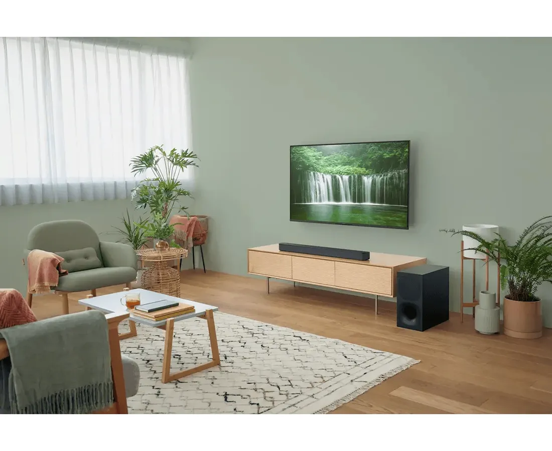 2.1Ch Bluetooth Sound Bar With Wireless Subwoofer