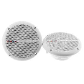 2Pcs Waterproof Ceiling Speaker Systems 2-Way Mount Home Theater Loundspeaker Amplifier In-Wall/Boat/Car/Marine Music Player