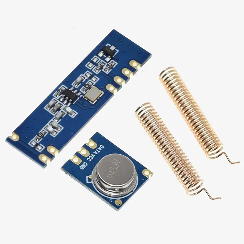 433MHz 100 Meters STX882 ASK Transmitter Module   SRX882 Superheterodyne ASK Receiver Module   2 Antenna