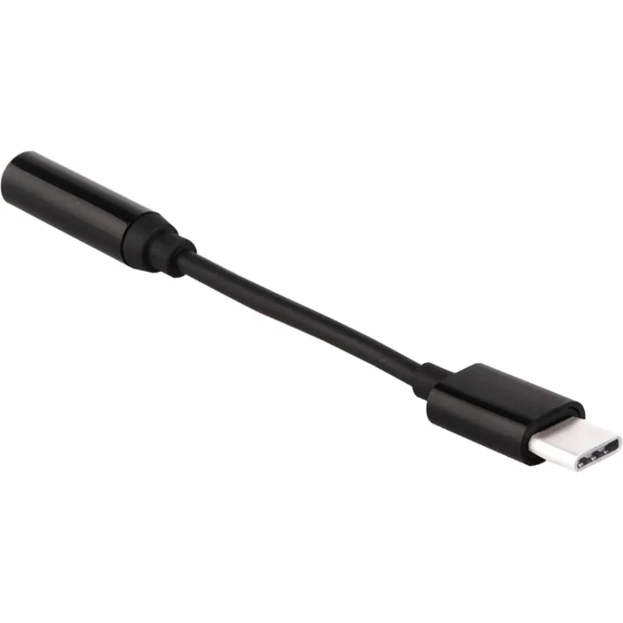 4XEM USB-C Male To 3.5mm Female Adapter Black 4XUSBC35MMB