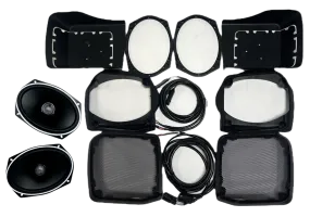 98-2013 Harley Davidson® Cut-in Lid Kit with ST69CX2 - (2Ω) - RPMST692CX2LK13