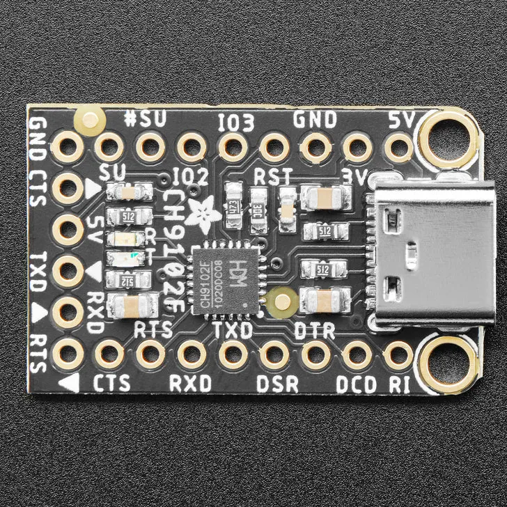 Adafruit WCH CH9102F Friend - USB to Serial Converter
