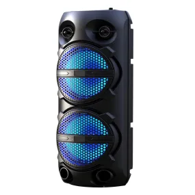 Akai Vibes Dual 6.5inch Bluetooth Portable Party Speaker Black