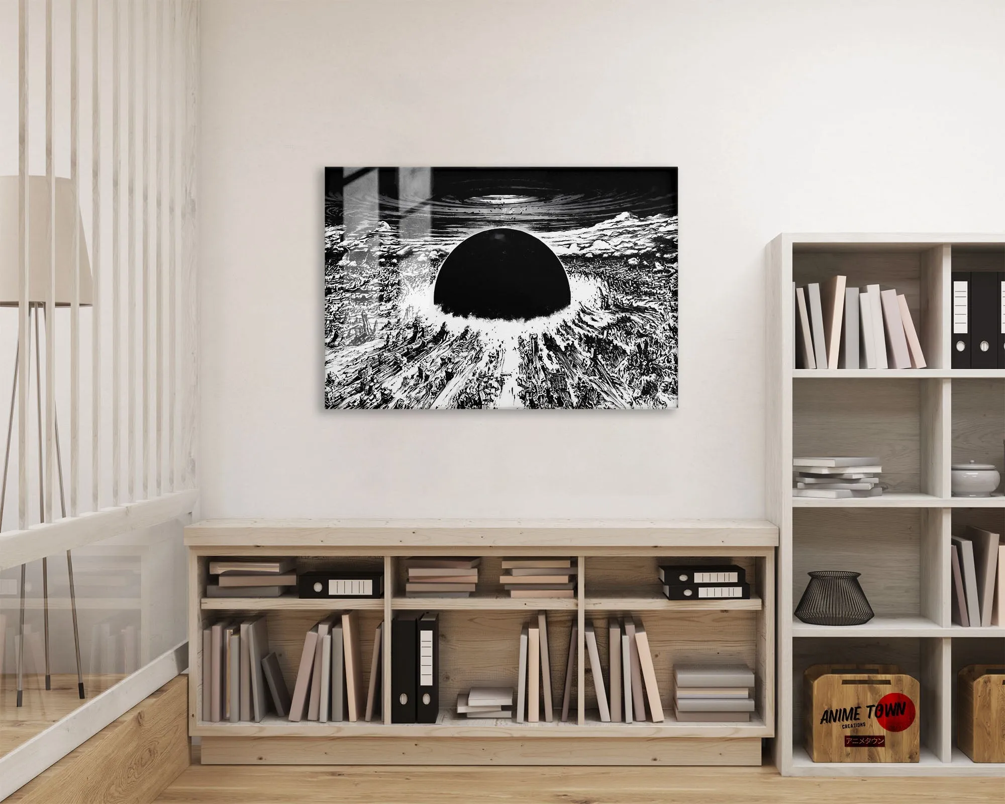 Akira Neo Tokyo Explosion Metal Poster