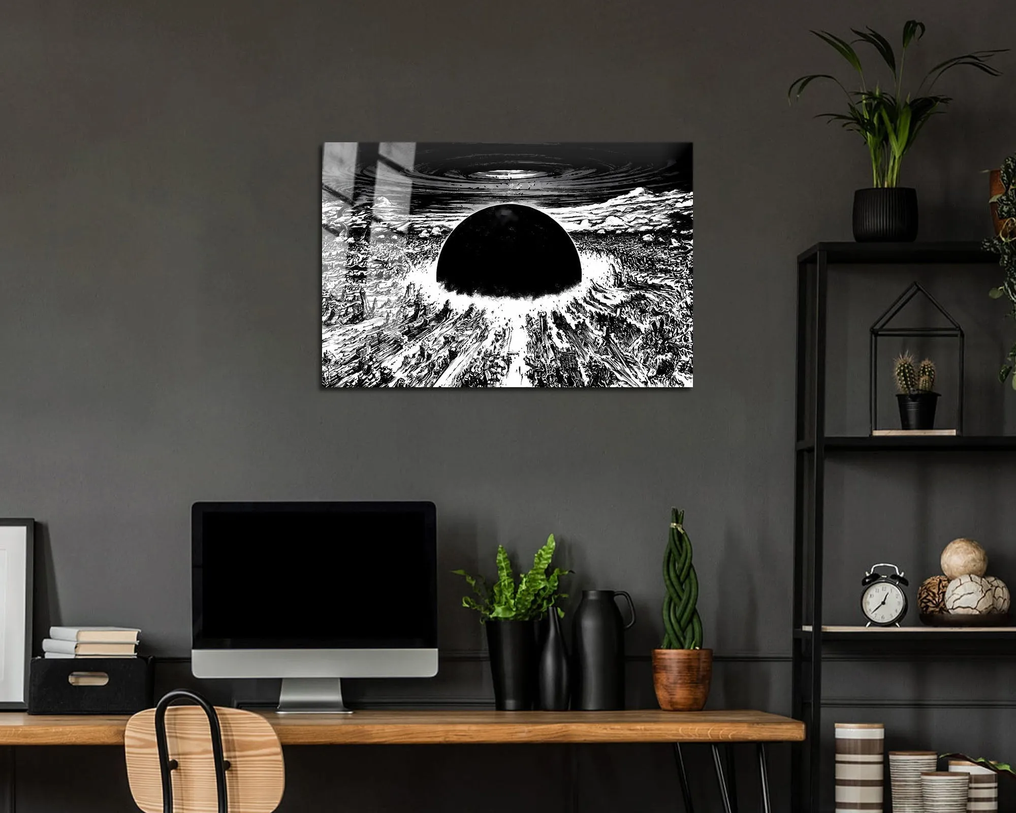 Akira Neo Tokyo Explosion Metal Poster