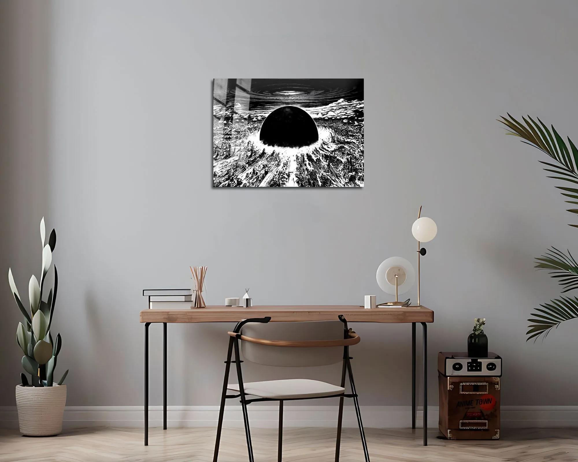 Akira Neo Tokyo Explosion Metal Poster