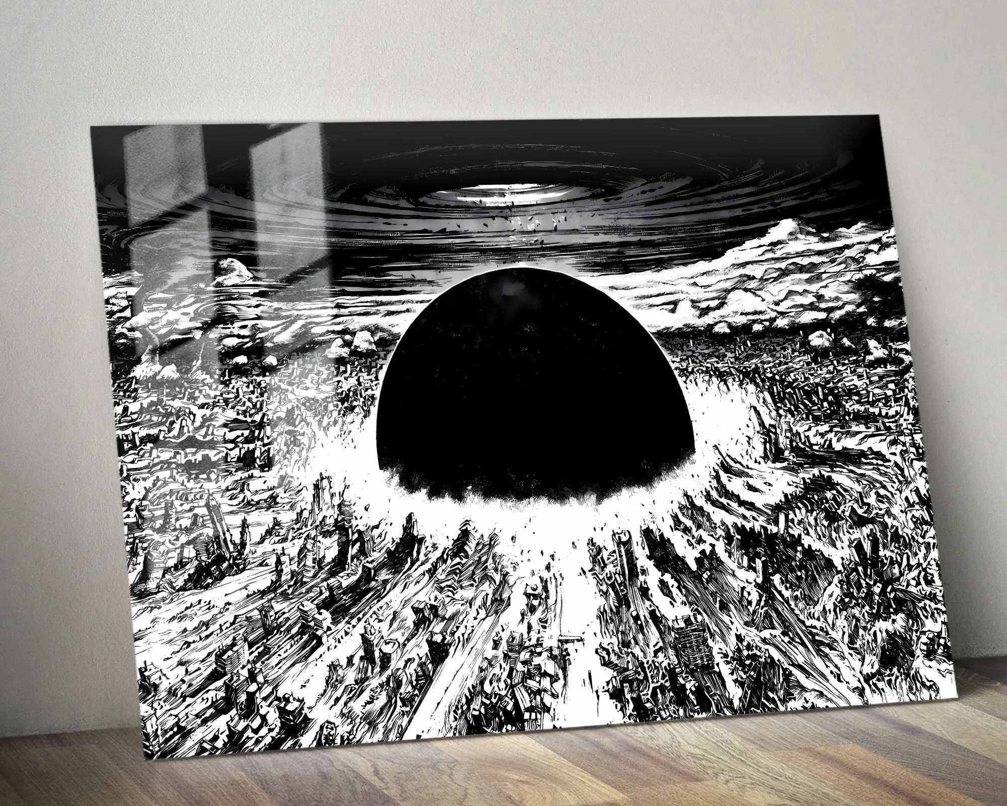 Akira Neo Tokyo Explosion Metal Poster