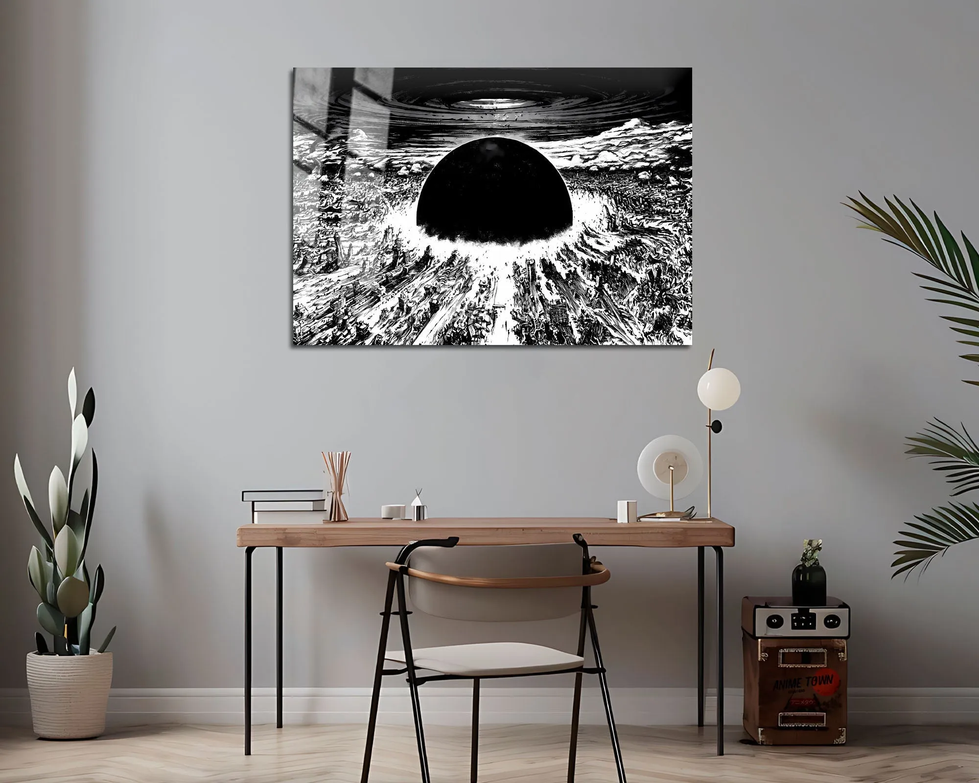 Akira Neo Tokyo Explosion Metal Poster