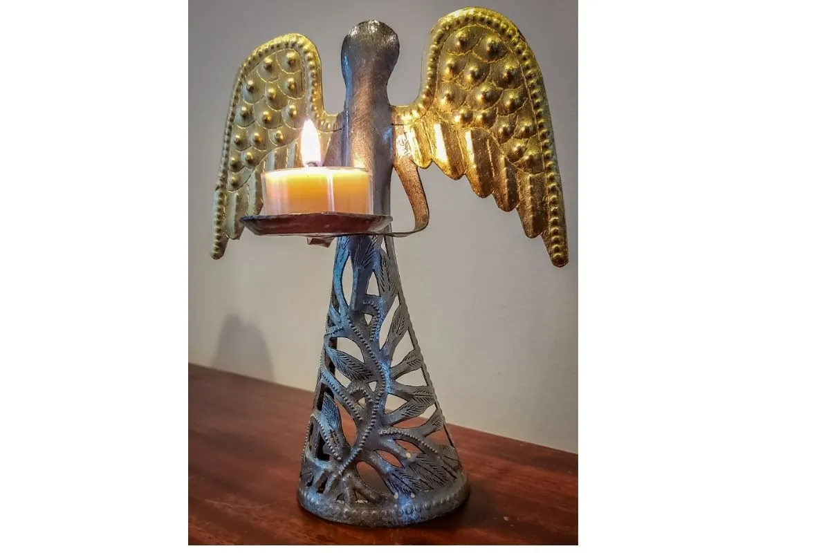 Angel Tealight Metal Stands