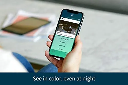 Arlo Essential Spotlight Camera - 1 Pack - Wireless Security, 1080p Video, Color Night Vision, 2 Way Audio, Wire-Free, Direct to WiFi No Hub Needed, Works with Alexa, White - VMC2030