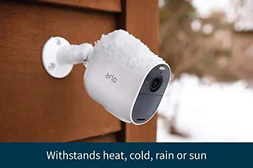 Arlo Essential Spotlight Camera - 1 Pack - Wireless Security, 1080p Video, Color Night Vision, 2 Way Audio, Wire-Free, Direct to WiFi No Hub Needed, Works with Alexa, White - VMC2030