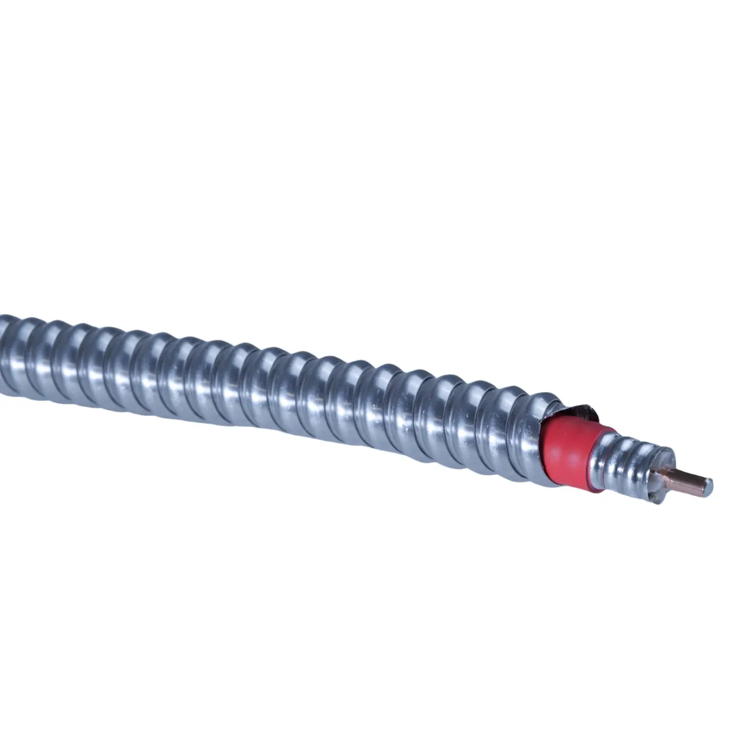 Armor-Clad, Aluminum-Shielded  Coaxial Air-Core Red Cable