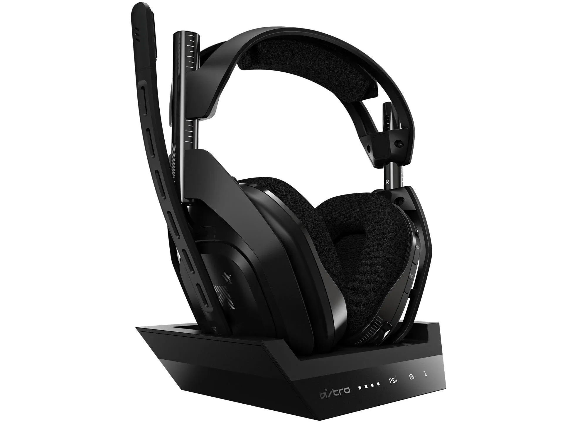 ASTRO Gaming A50 Wireless   Base Station - PS4/PC Headset Head-band Black, Silver