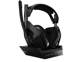 ASTRO Gaming A50 Wireless   Base Station - PS4/PC Headset Head-band Black, Silver