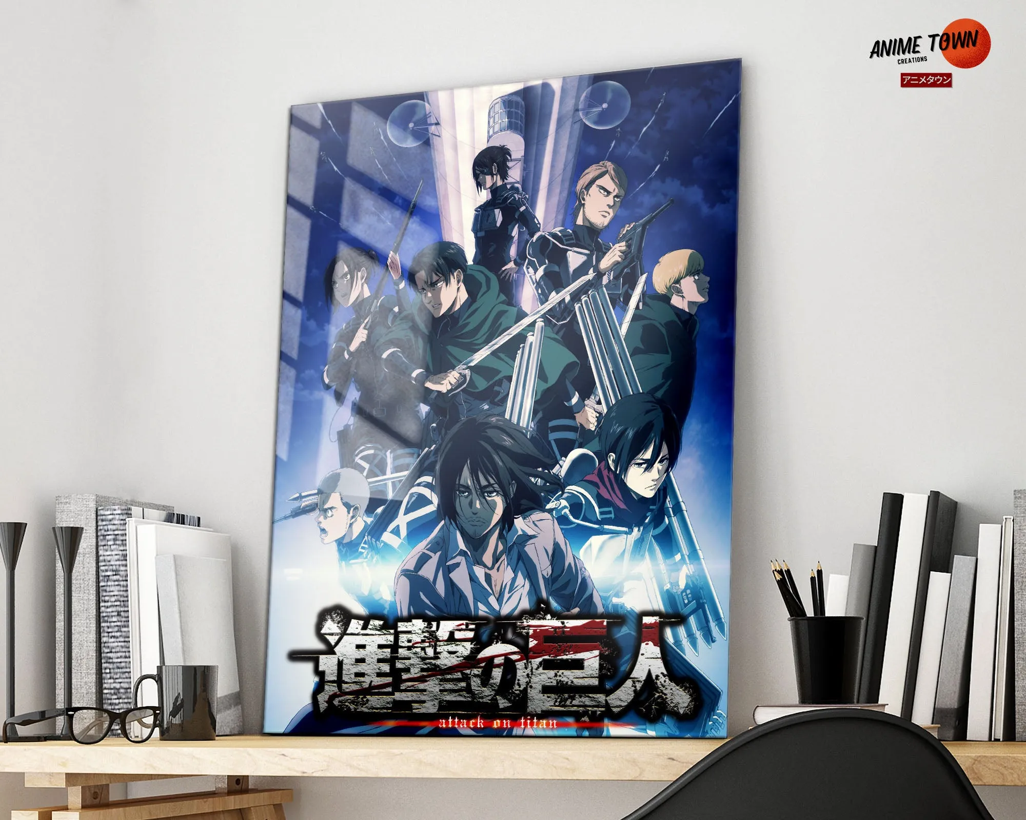 Attack on Titan The Final Season Metal Poster