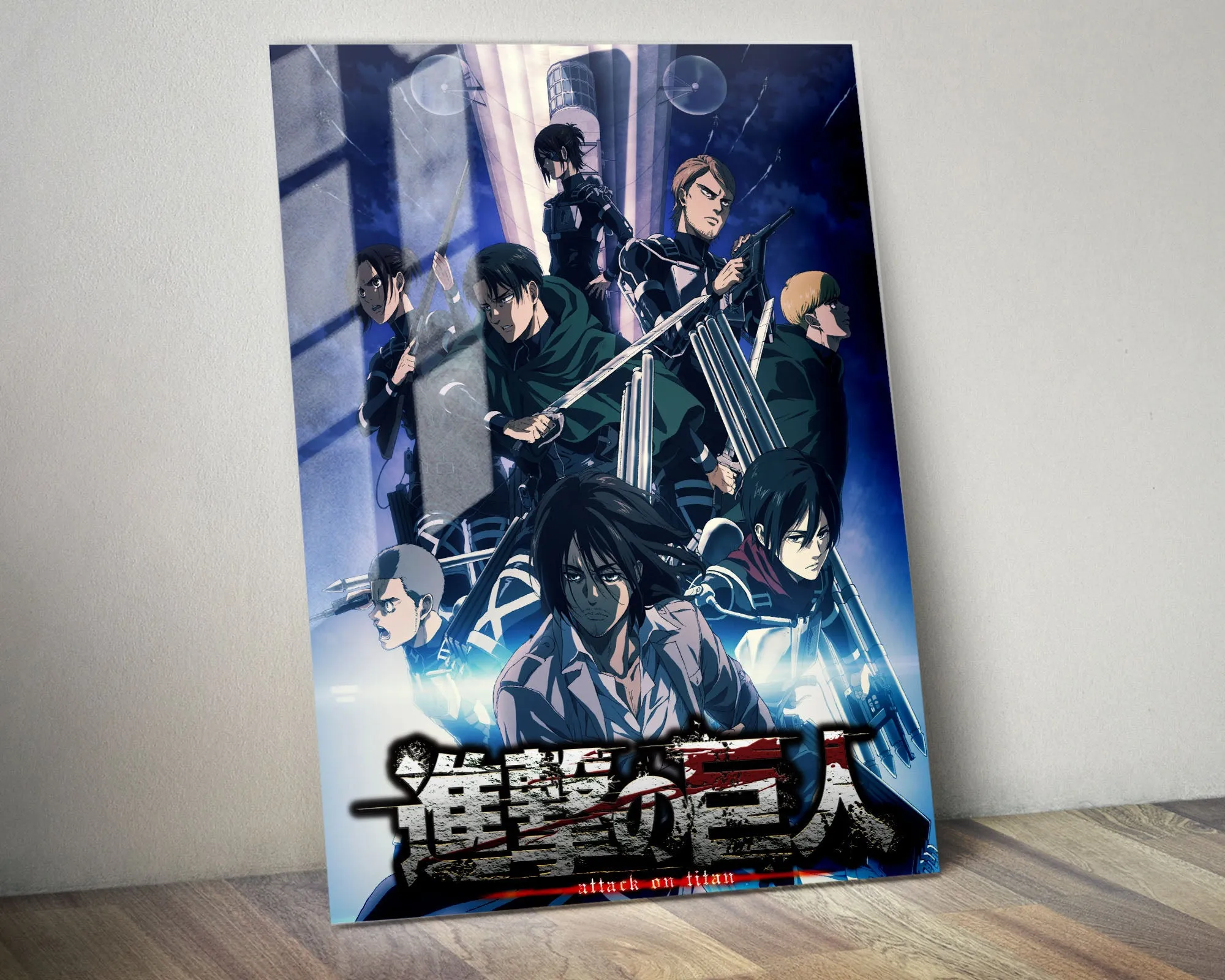 Attack on Titan The Final Season Metal Poster