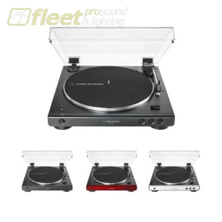Audio Technica AT-LP60XBT-WH Fully Automatic Wireless Belt-Drive Turntable - white