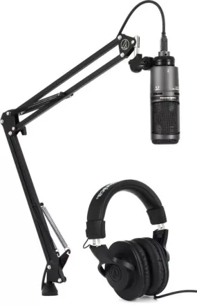 Audio-Technica AT2020USB PK Streaming/Podcasting Pack