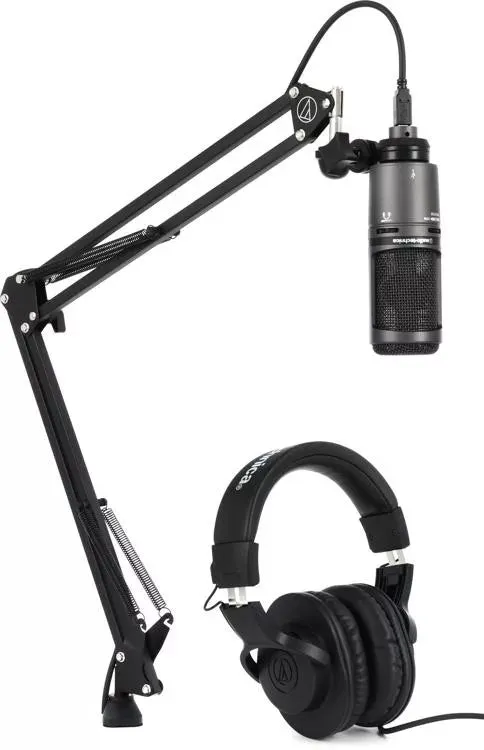 Audio-Technica AT2020USB PK Streaming/Podcasting Pack