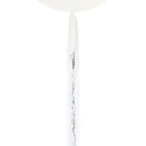 Balloon Tail - Silver   White