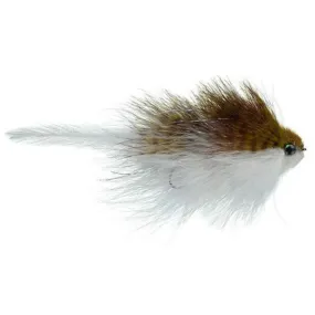 Bangtail - Olive/White - Size 1/0