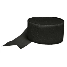 Black Crepe Streamer