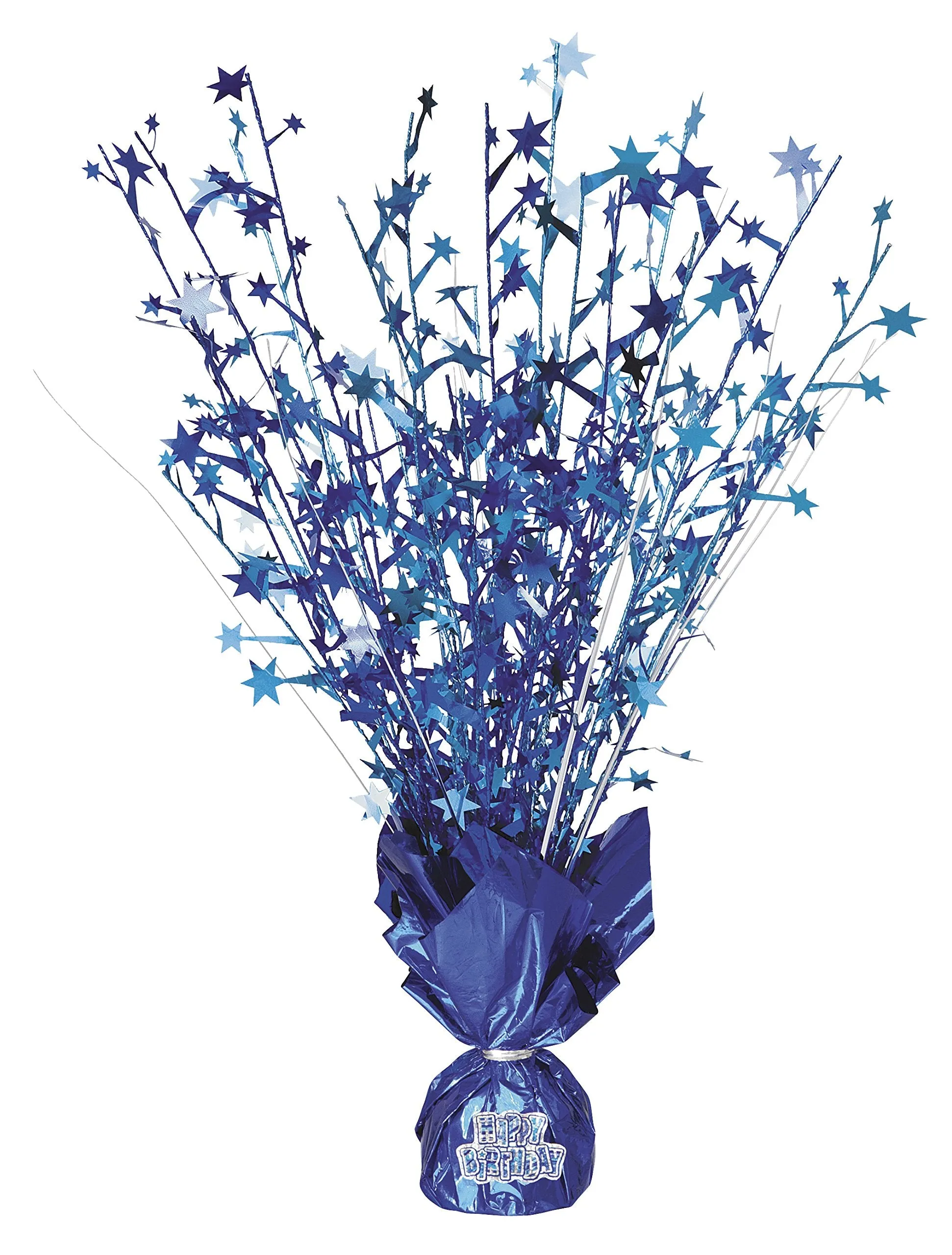Blue Balloon Weight Table Centerpiece