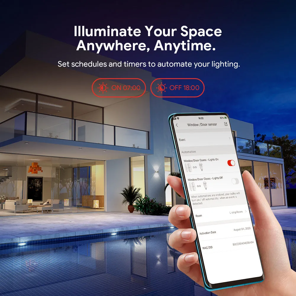 Bluetooth White 2700K A19/E26 2 Packs