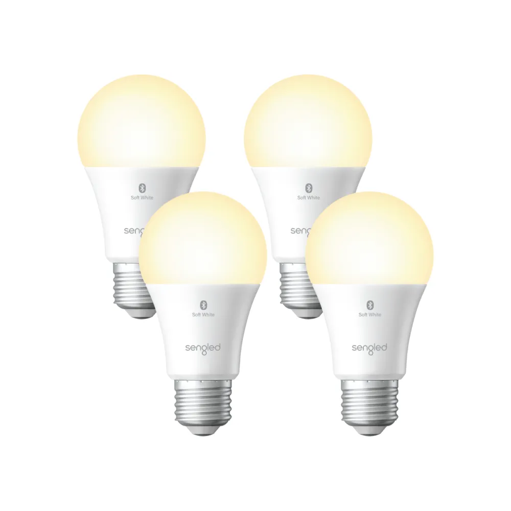 Bluetooth White 2700K A19/E26 4 Packs