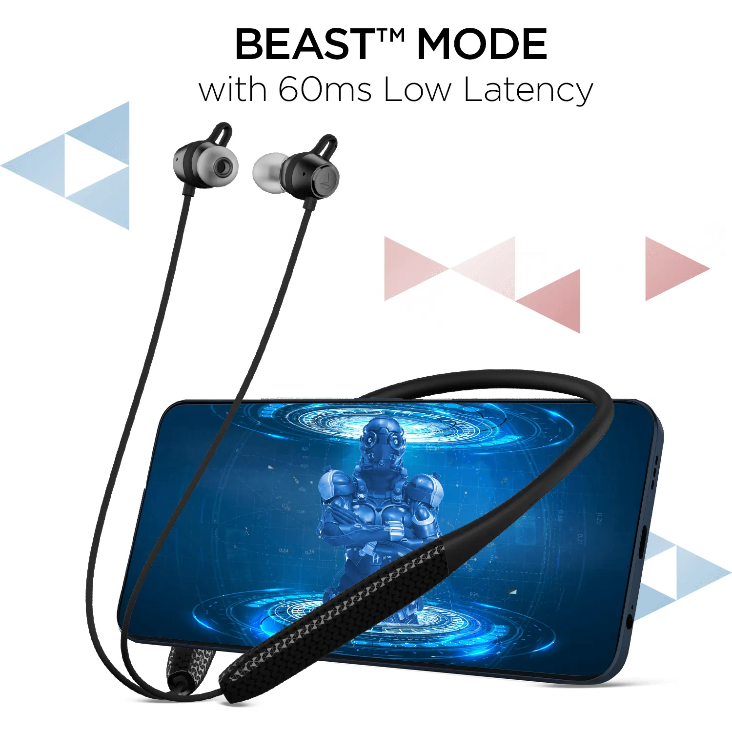 boAt Rockerz 255 Max | Bluetooth Wireless Neckband with 60HRS playback, Multiple EQ Modes, boAt Signature Sound, ASAP™️ Charge, ENx™️ Technology