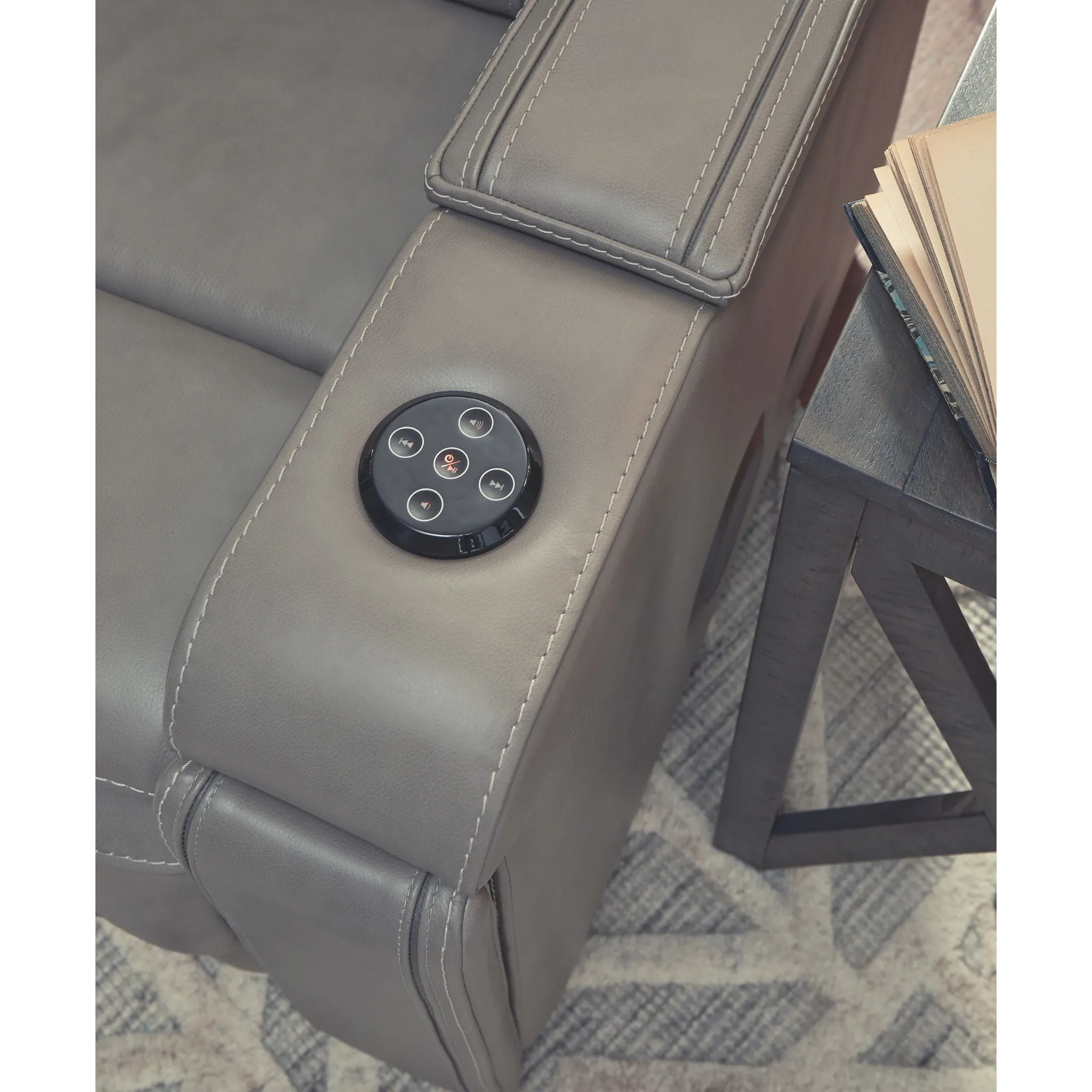 Boerna Power Recliner - Gray