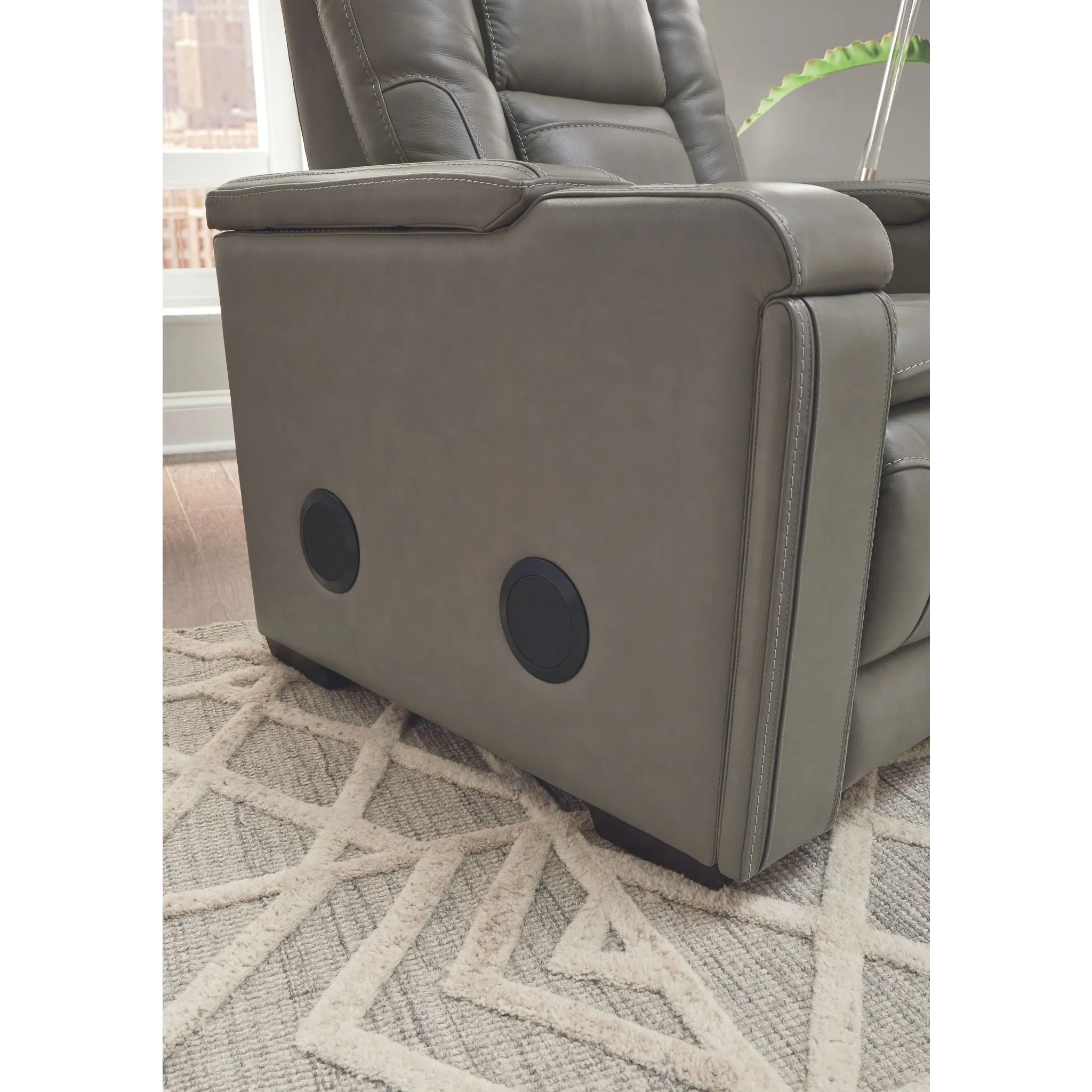 Boerna Power Recliner - Gray