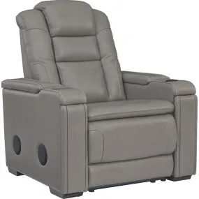 Boerna Power Recliner - Gray