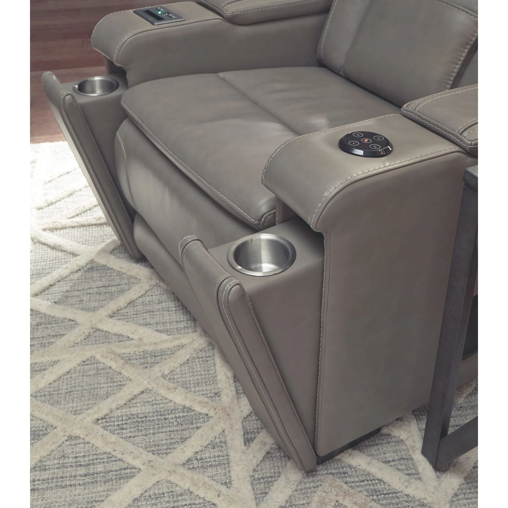 Boerna Power Recliner - Gray
