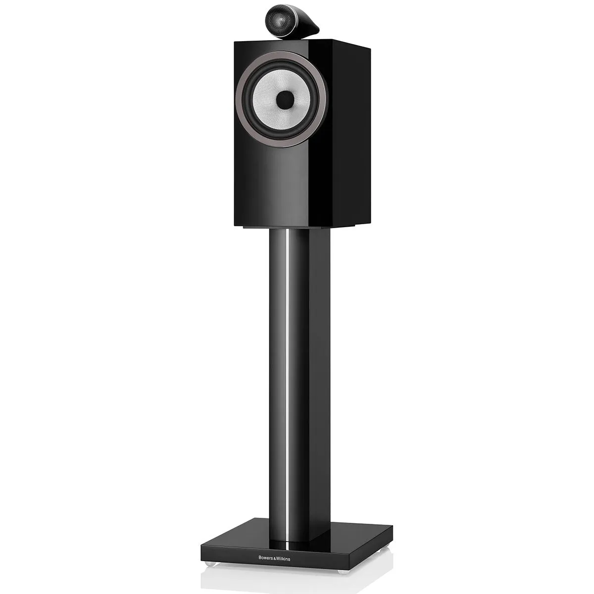 Bowers & Wilkins OPEN BOX 705 S3 2-Way Stand Mount Bookshelf Loudspeakers - Gloss Black - Pair-Excellent Condition