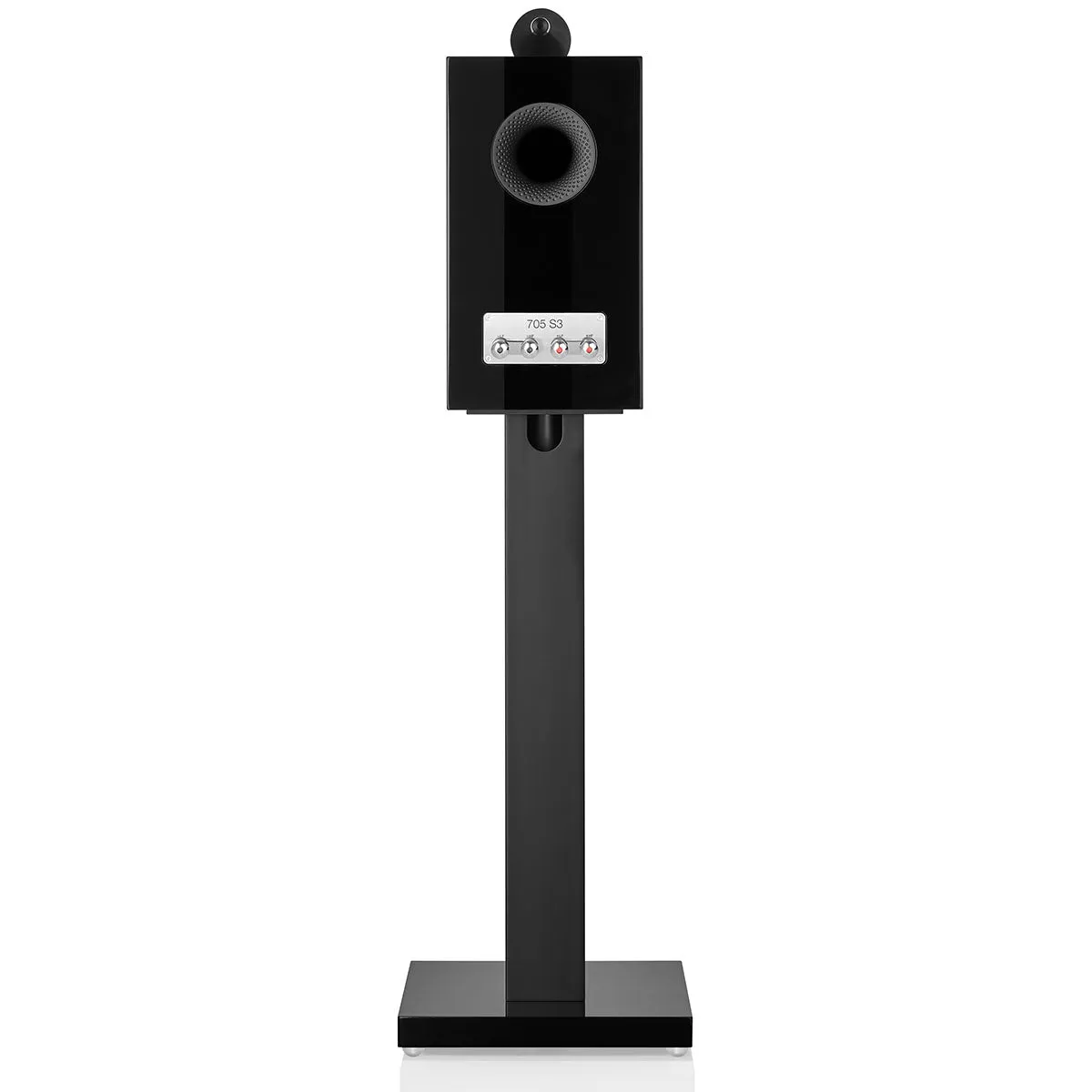 Bowers & Wilkins OPEN BOX 705 S3 2-Way Stand Mount Bookshelf Loudspeakers - Gloss Black - Pair-Excellent Condition