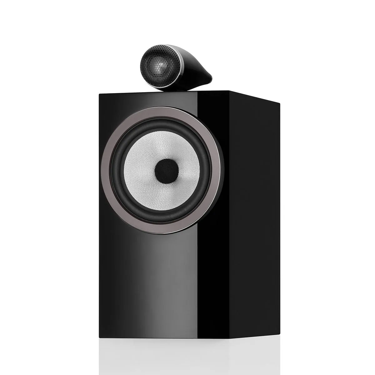 Bowers & Wilkins OPEN BOX 705 S3 2-Way Stand Mount Bookshelf Loudspeakers - Gloss Black - Pair-Excellent Condition