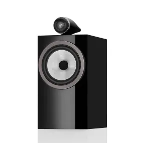 Bowers & Wilkins OPEN BOX 705 S3 2-Way Stand Mount Bookshelf Loudspeakers - Gloss Black - Pair-Excellent Condition