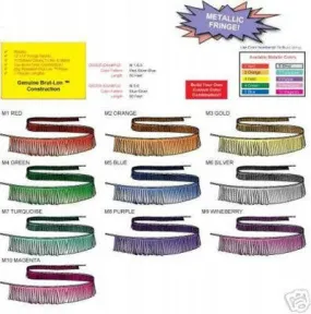 Brilliant Metallic Fringe Streamer Pennant