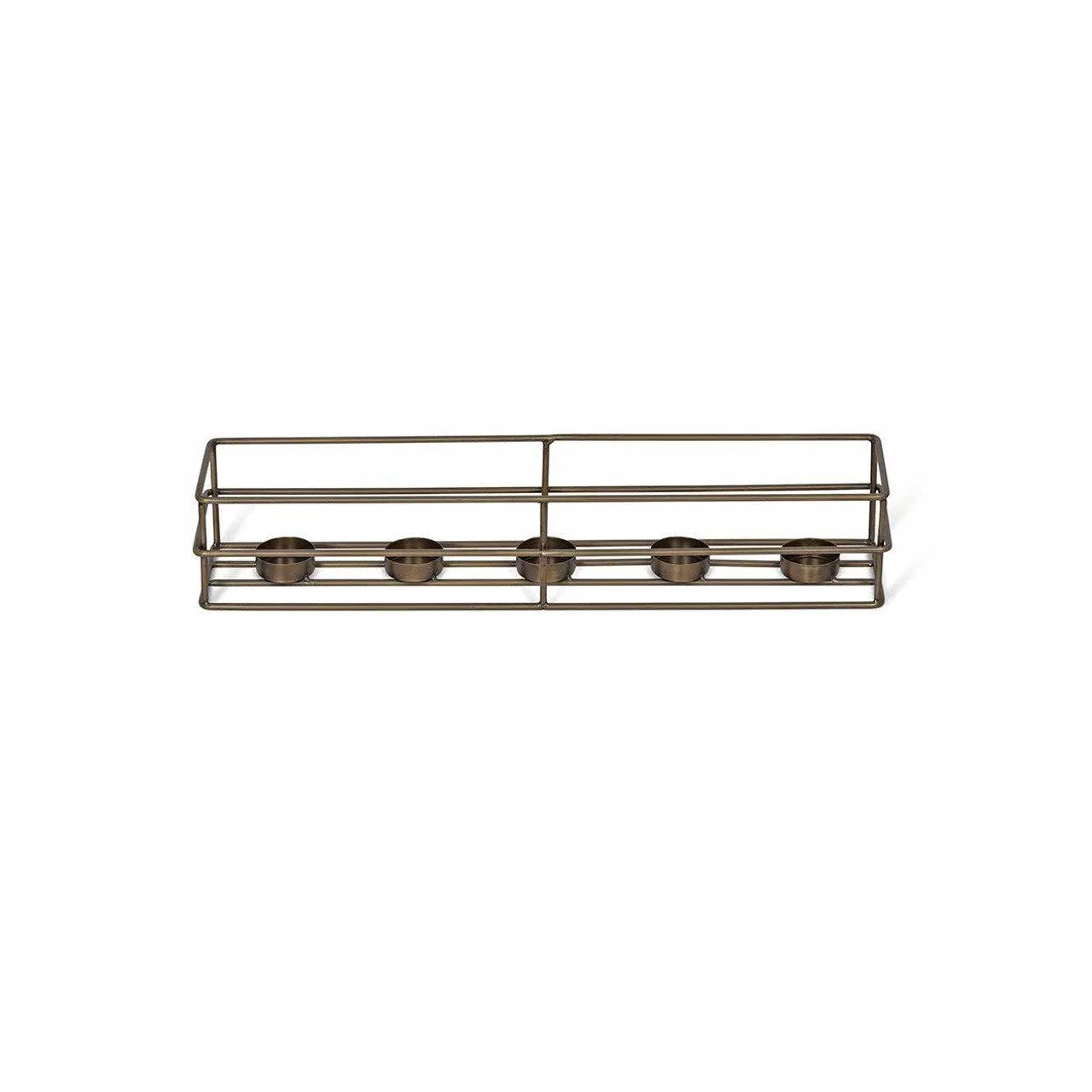 Brompton Tealight Holder | Antique Brass Finish
