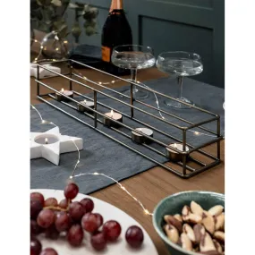 Brompton Tealight Holder | Antique Brass Finish