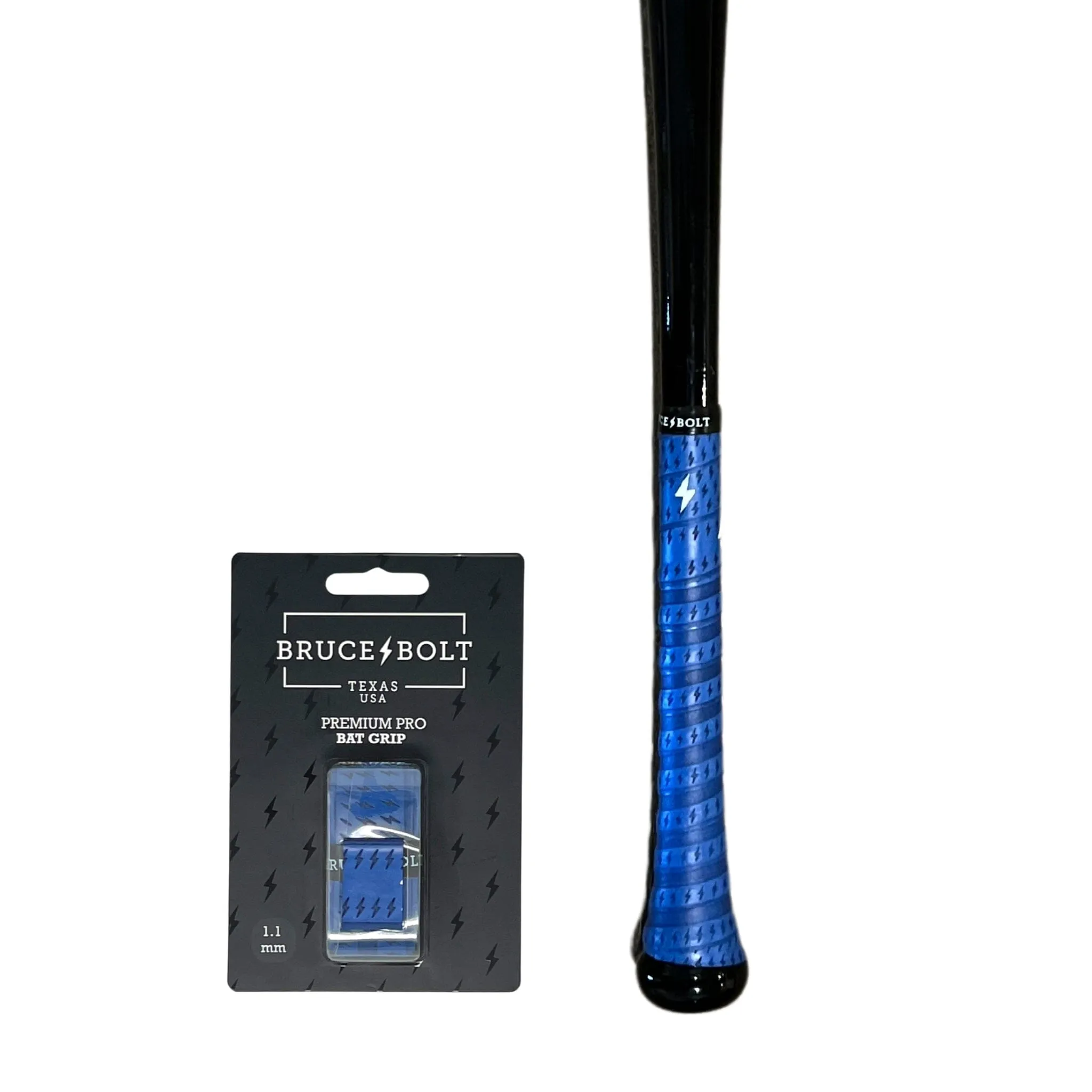 BRUCE BOLT Premium Pro Bat Grip - ROYAL