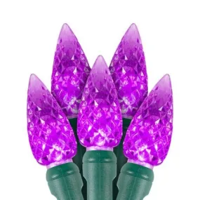 C6 LED Christmas Lights 50L Purple