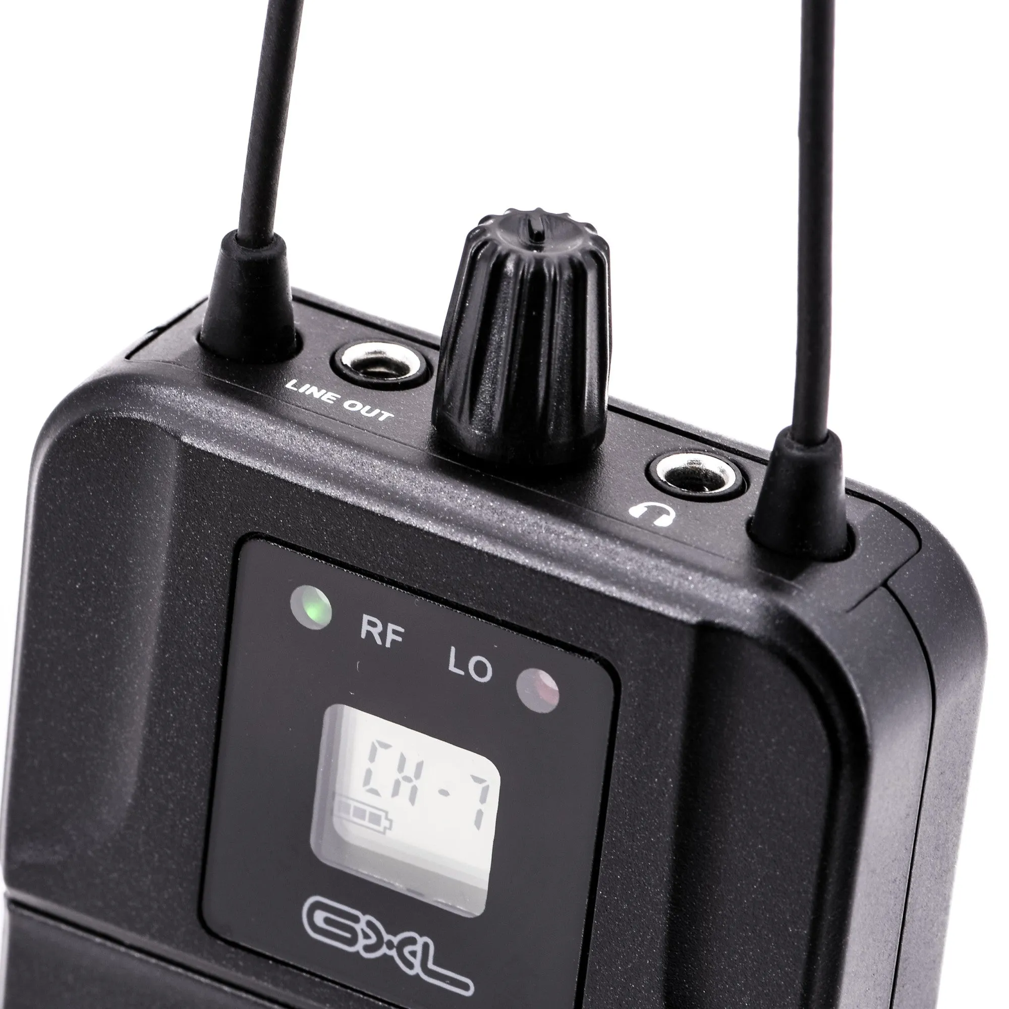 CAD Audio GXLIEM Single-Mix In-Ear Wireless Monitoring System - Includes MEB1 Earbuds, Integral Rack Ears, and Antenna Relocation Kit