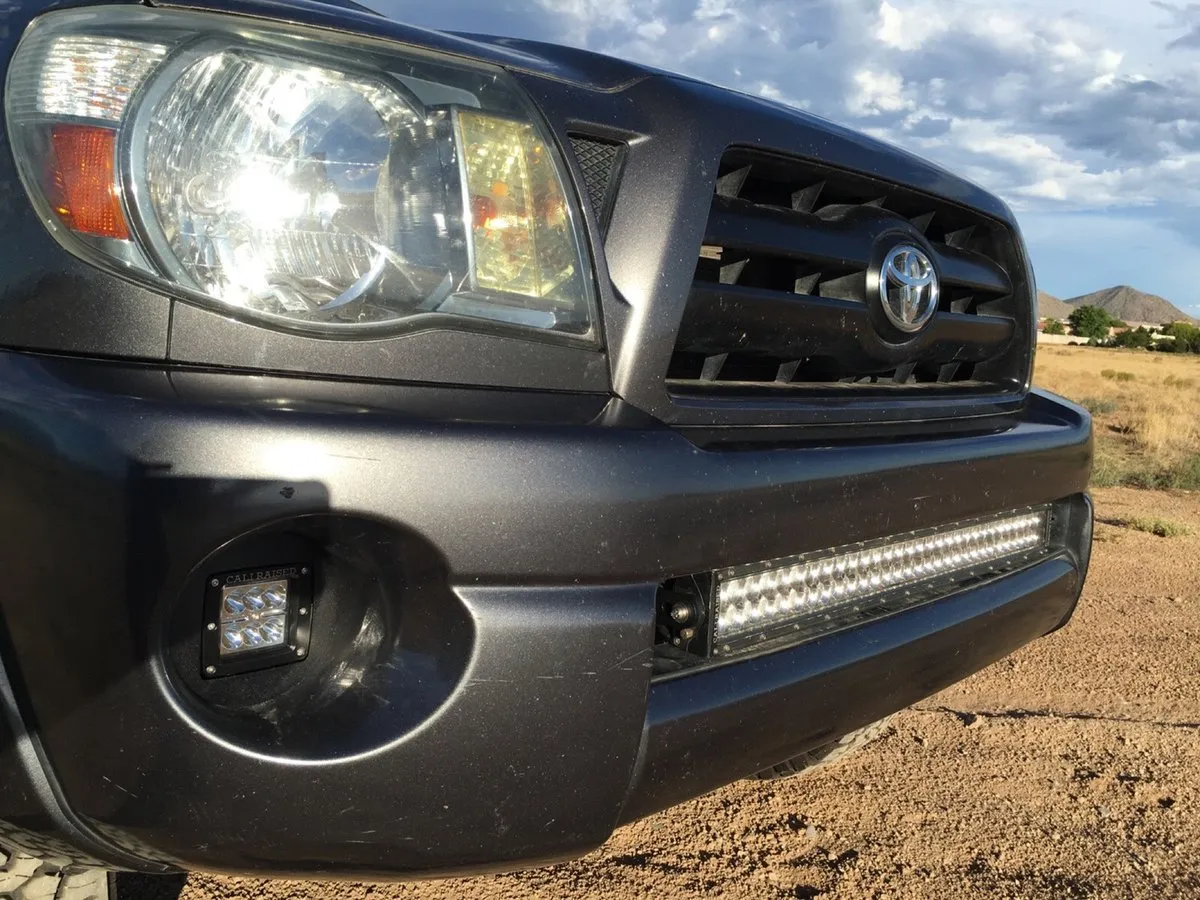 Cali Raise LED 2005-2011 TOYOTA TACOMA LED FOG LIGHT POD REPLACEMENTS BRACKETS KIT