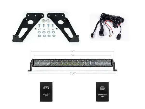 Cali Raised Hidden Light Bar Combo For 4Runner (2014-2023)